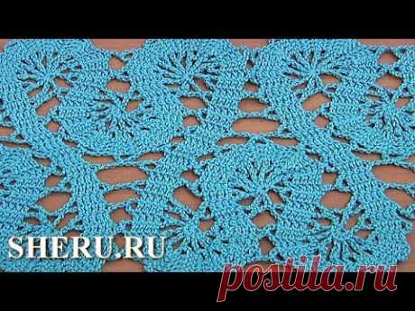 How to Crochet Bruges Lace Tape Tutorial 19 Part 2 of 2 Кайма или лента в технике брюггского кружева - YouTube