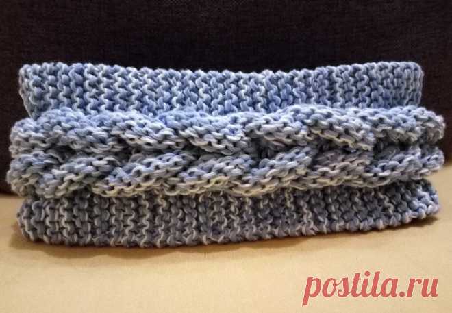 Повязка на голову спицами. Объемный интересный вариант. Подробное описание изготовления | Вязание длиною в жизнь | Яндекс Дзен