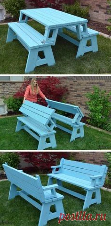 Not only is this picnic table great for outdoor eating, but…