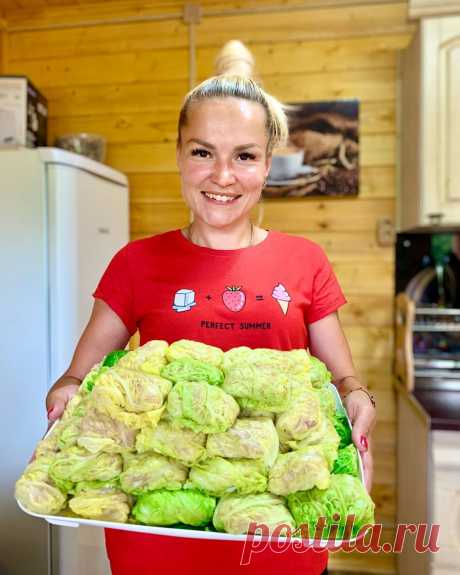 ☘️ДАЧА🏡ДОМ🐔ФЕРМА☘️САД в Instagram: «Всем добрый вечер!!!😊😊😊 ⠀ Домашние голубцы в студию😋!И непросто голубцы☝️, а заготовка на зиму👍. Я всегда стараюсь летом наделать разных…»