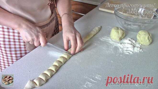 Картофельные ньокки с грибами (постные, вегетарианские)