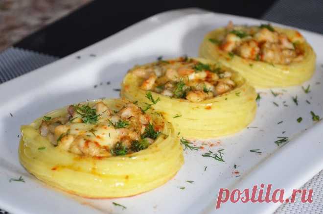 Картофельные гнёзда с курицей - пошаговый рецепт с фото - как приготовить - ингредиенты, состав, время приготовления - Дети Mail.Ru