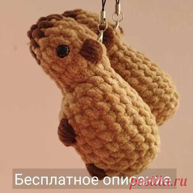 Морская свинка крючком. Амигуруми схемы и описания. Автор: Ольга Муга | IRINELY.ART