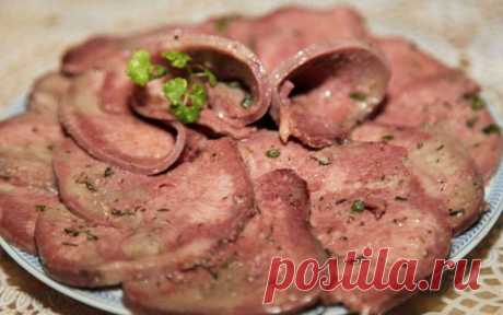 Маринованный говяжий язык — Sloosh – кулинарные рецепты