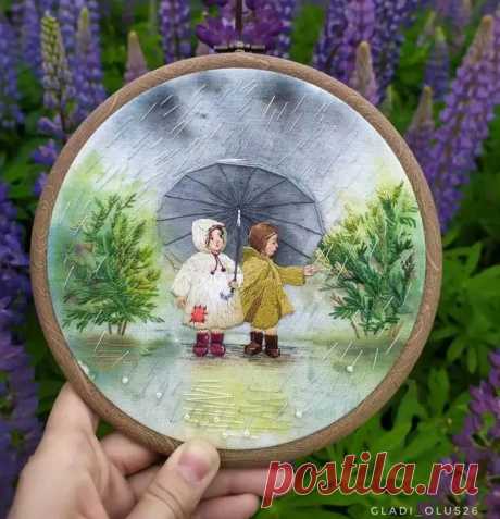 Очаровательная миниатюрная вышивка от Ольги Жаровой - Сам себе мастер - Медиаплатформа МирТесен