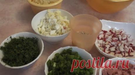 Окрошка - Простые рецепты Овкусе.ру