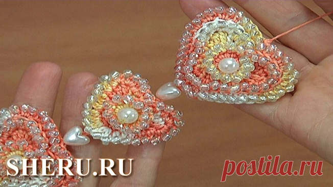 Вязание бисером и с бусинами крючком