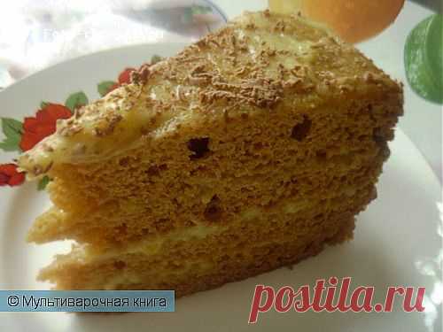 Торт "Рыжик" / Выпечка / Рецепты для мультиварки - Мультиварочная книга