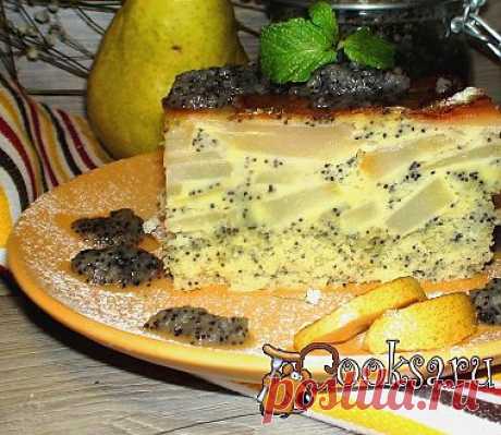 &quot;Макова&quot; - грушевая шарлотка с ванильно–грушевым вареньем рецепт с фото