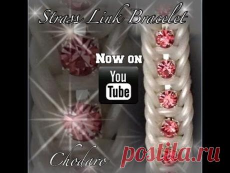 Rainbow Loom Strass Link Bracelet Tutorial/How to