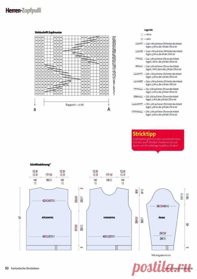 Мужской джемпер спицами 2020. Белый мужской пуловер с рельефным узором