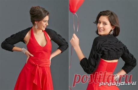 Шраг с шикарной поперечной косой спицами