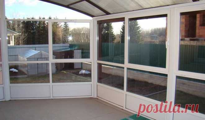 Алюминиевое остекление террас | Остекление веранды и террасы алюминиевым профилем, цена