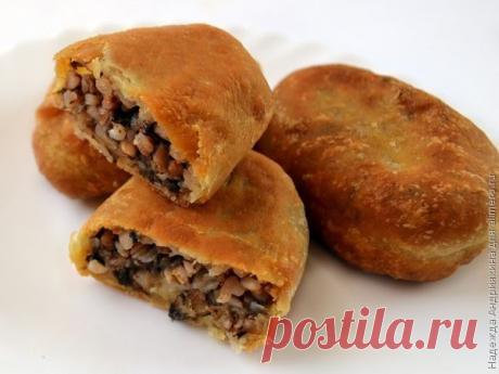 👌 Постные пирожки с гречкой и грибами