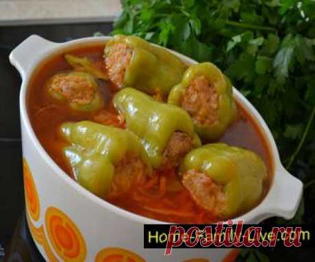 Перец фаршированный - Кулинарные рецепты