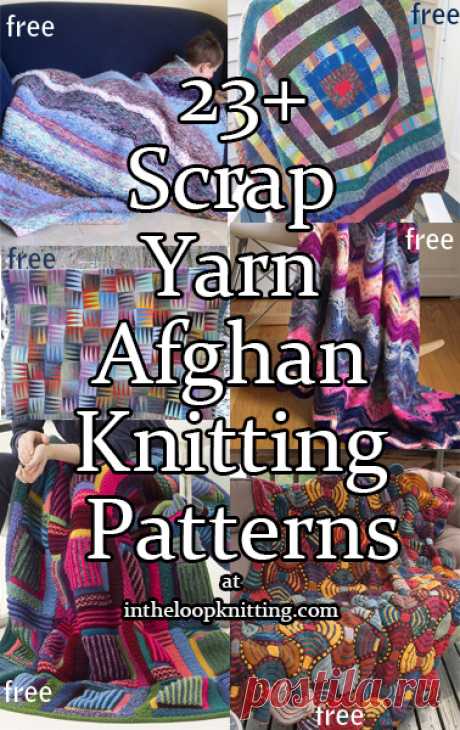 Scrap and Stash Afghan Knitting Patterns - In the Loop Knitting