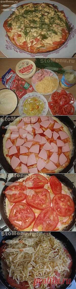 Рецепты быстрого приготовления блюд. Пицца за пять минут | Домохозяйки