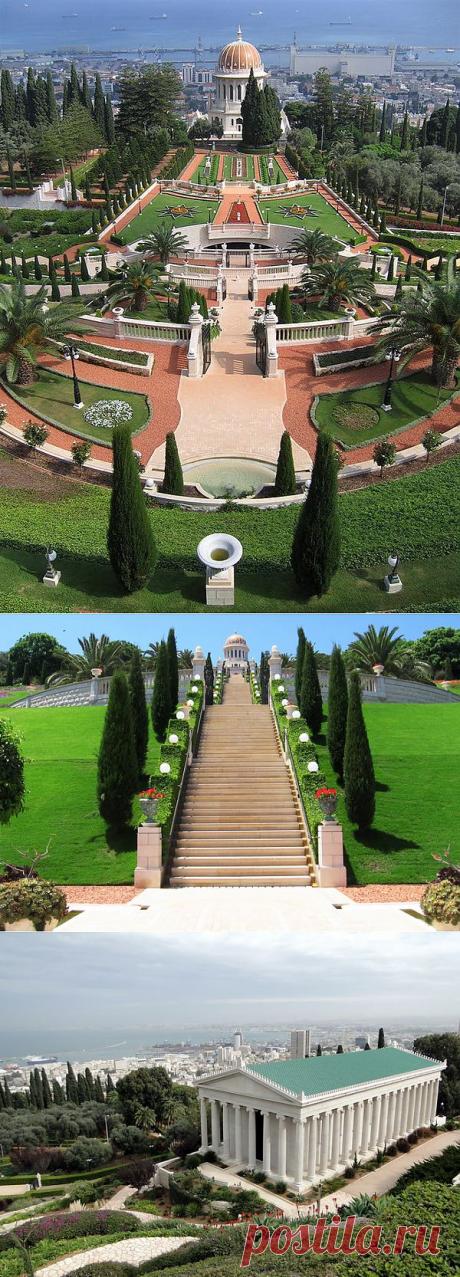 Бахайские сады в Хайфе | OMyWorld - все достопримечательности мира