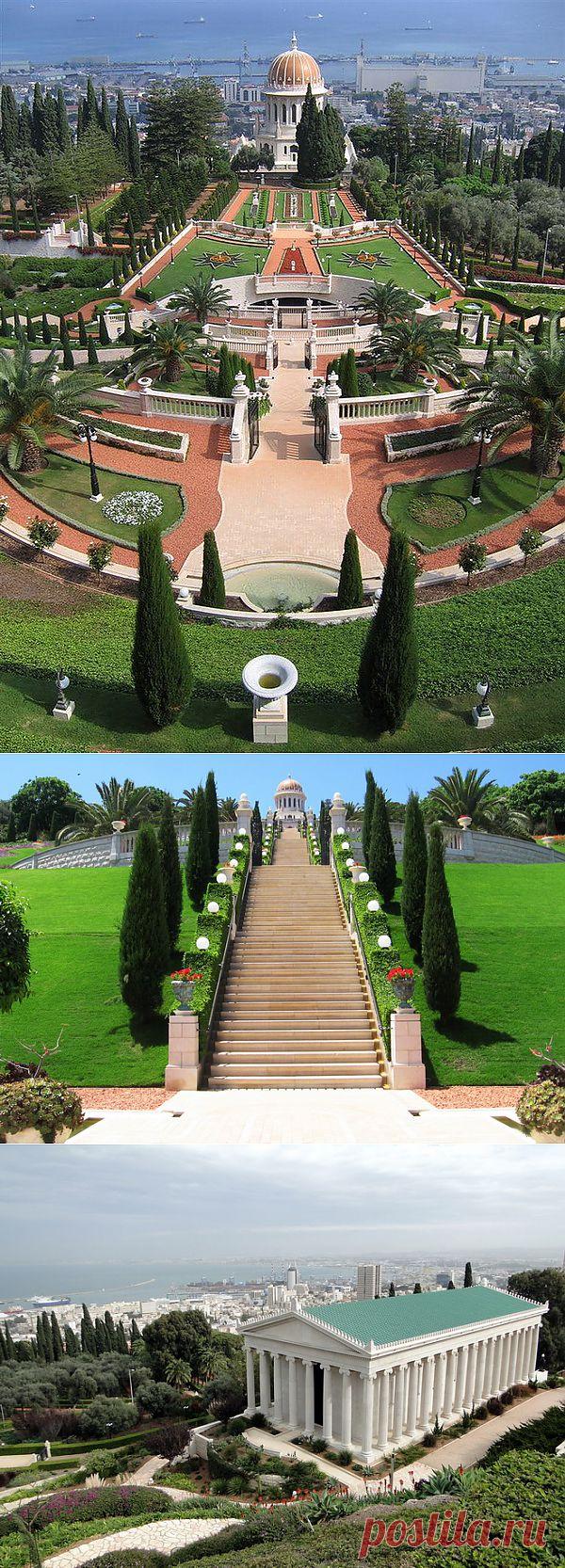 Бахайские сады в Хайфе | OMyWorld - все достопримечательности мира