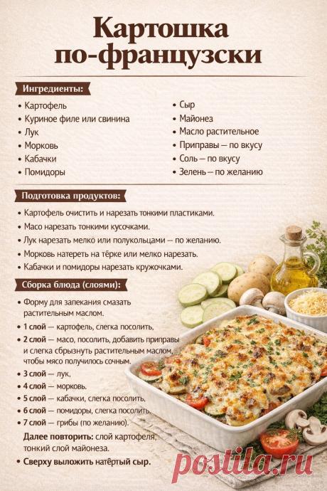 Картошка по-французски