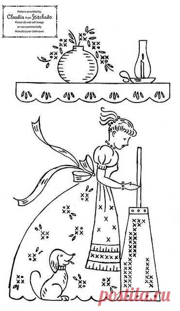 Барышни в лоскутной технике - хороши в любой обстановке!