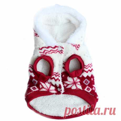 Одежда для Товары для собак Домашние животные собака зимнее пальто из флиса Снежинка с принтом Собака Щенок Одежда appral куртка XS размеры S M L XL купить на AliExpress
