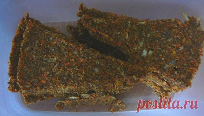 Хлебцы из льна и семечек | О переходе на живую пищу