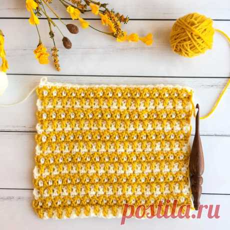 Woven Crochet Stitch Tutorial Interlocking Arched Columns Stitch