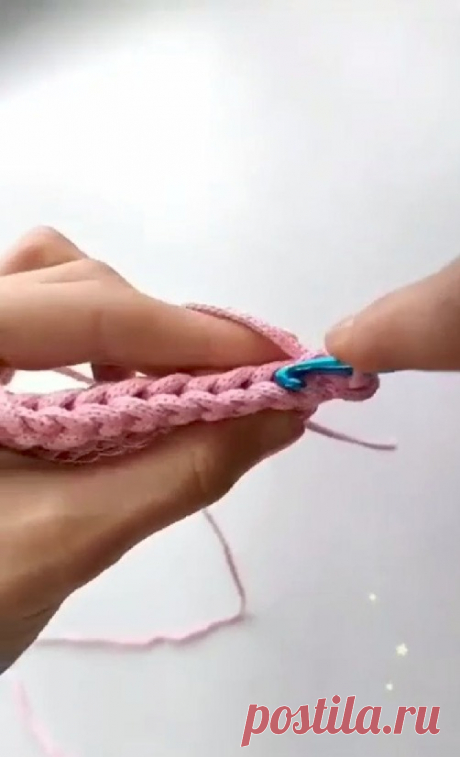 Самый простой узор крючком😊