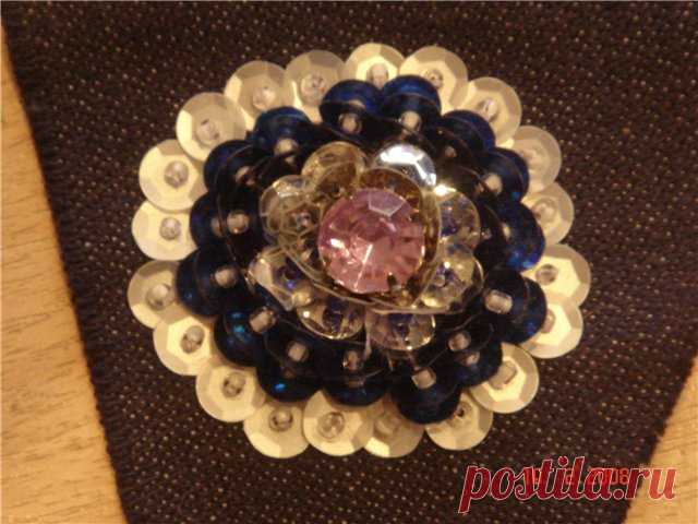 вышивка пайетками мастер класс - Поиск в Google