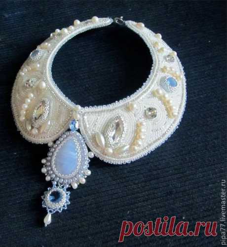 (87) Колье-воротник &quot;Зимушка-зима&quot;. Handmade. | Beaded collars