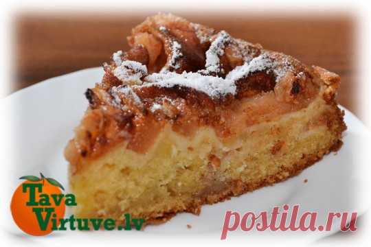 Foto: Fotorecepte: Brīnišķīgais gardums- ābolu pīrāgs – Latviskā virtuve – Tavavirtuve.lv – epadomi.lv