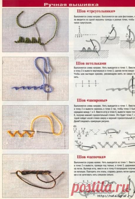 Рукодельница. Схемы вышивки.