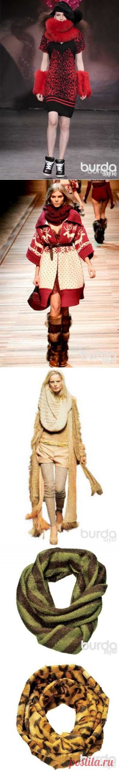 Как сшить шарф-хомут / Шитье / Burdastyle