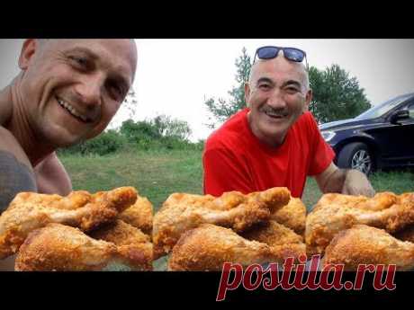 КУРИНЫЕ НОЖКИ в панировке и новые польские друзья с ПАЭЛЬЕЙ