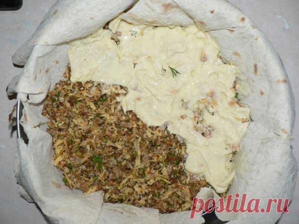 Мясной пирог в лаваше | CityWomanCafe.com