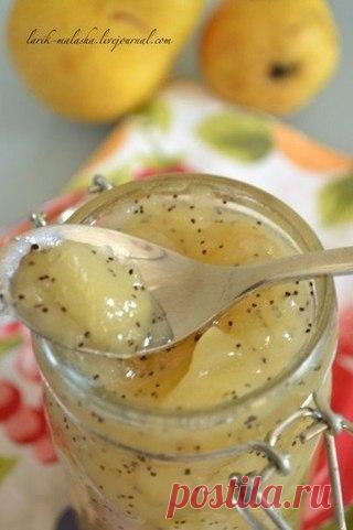 Варенье из груш с маком - очень-очень вкусное