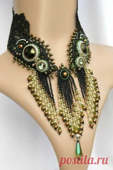 (37) Beaded necklace | Beaded items I like