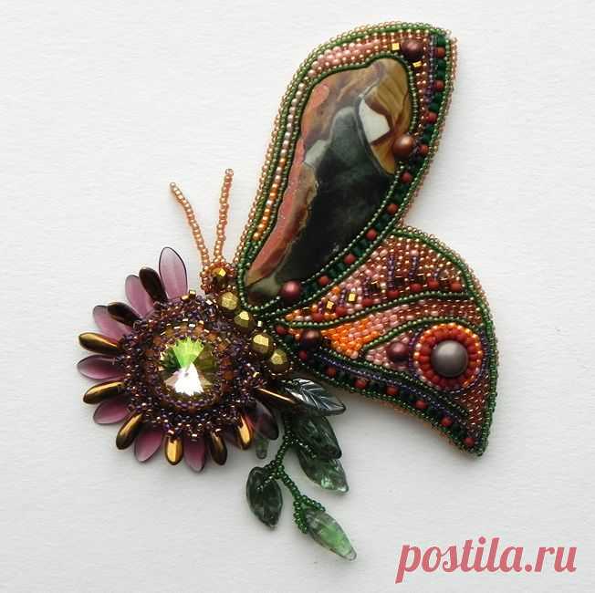 (2) бабочка №5 | Embroidery bead