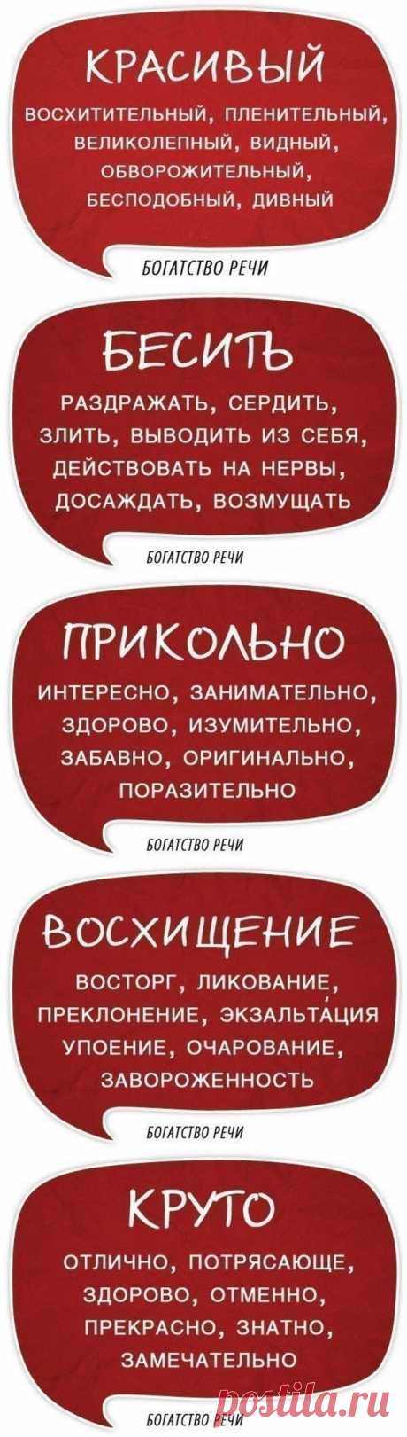 БОГАТСТВО РЕЧИ...