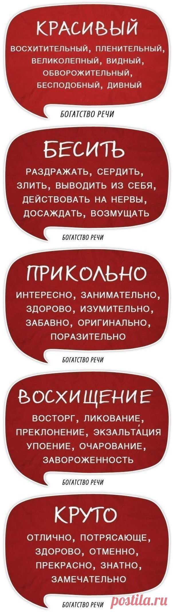 БОГАТСТВО РЕЧИ...