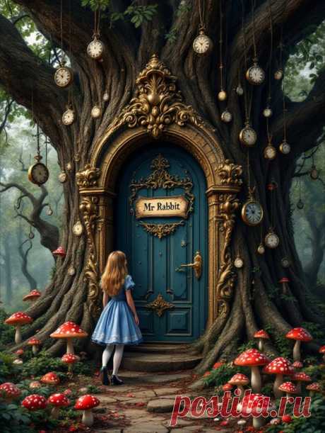 Пин на доске Alice in Wonderland