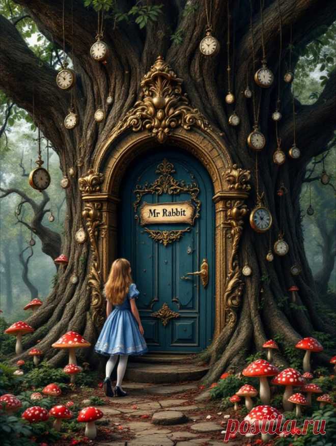 Пин на доске Alice in Wonderland