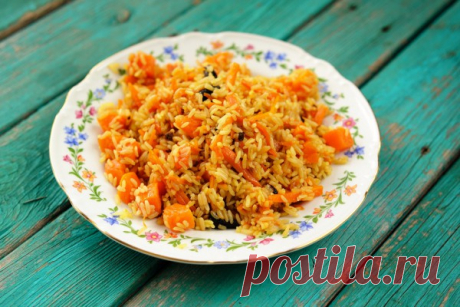 Постный плов с тыквой и сухофруктами - Рецепты. Кулинарные рецепты блюд с фото - рецепты салатов, первые и вторые блюда, рецепты выпечки, десерты и закуски - IVONA - bigmir)net - IVONA bigmir)net