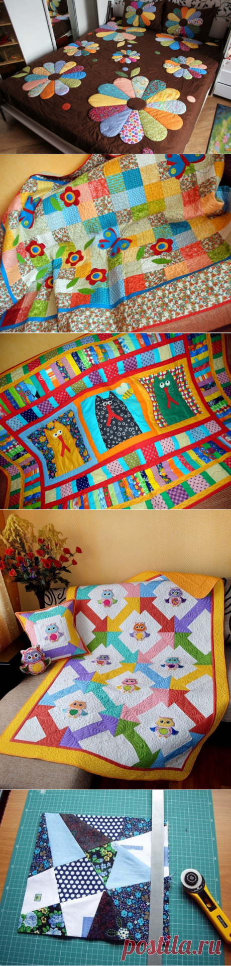 Лоскутное одеяло: мастер-класс — Сделай сам, идеи для творчества - DIY Ideas