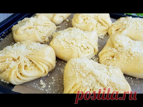 БУЛОЧКИ☆ВОЗДУШНЫЕ И  СЛОИСТЫЕ ☆ОБЯЗАТЕЛЬНО СОХРАНИТЕ РЕЦЕПТ В СВОЮ КОПИЛКУ