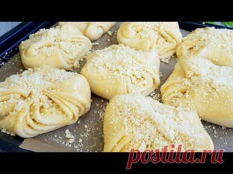 БУЛОЧКИ☆ВОЗДУШНЫЕ И  СЛОИСТЫЕ ☆ОБЯЗАТЕЛЬНО СОХРАНИТЕ РЕЦЕПТ В СВОЮ КОПИЛКУ