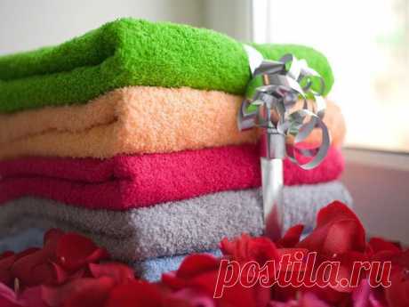 Как сделать махровые полотенца снова мягкими?
