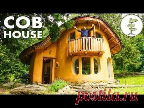 (2) Incredible Cob House Tour - A Sustainable Green Building - YouTube