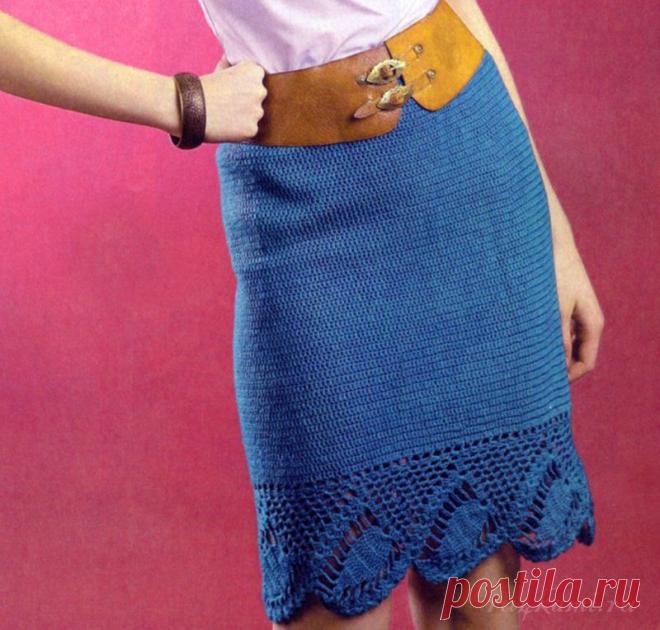 Вязаная юбка крючком » Сайт "Ручками" - делаем вещи своими руками